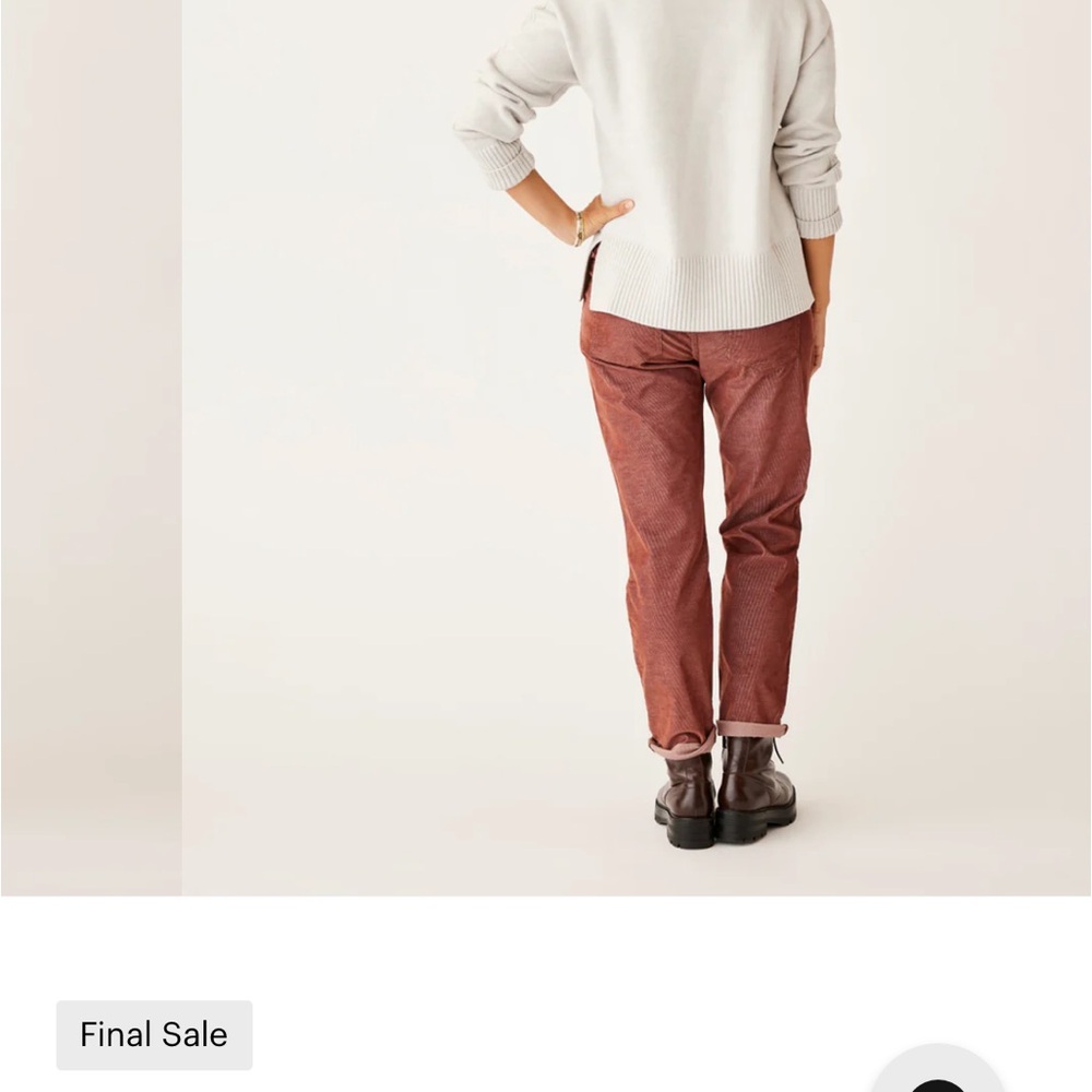 Carve Designs Carson Corduroy Pants
Size 08 NWT